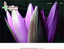 Tablet Screenshot of blumen-schloegl.at